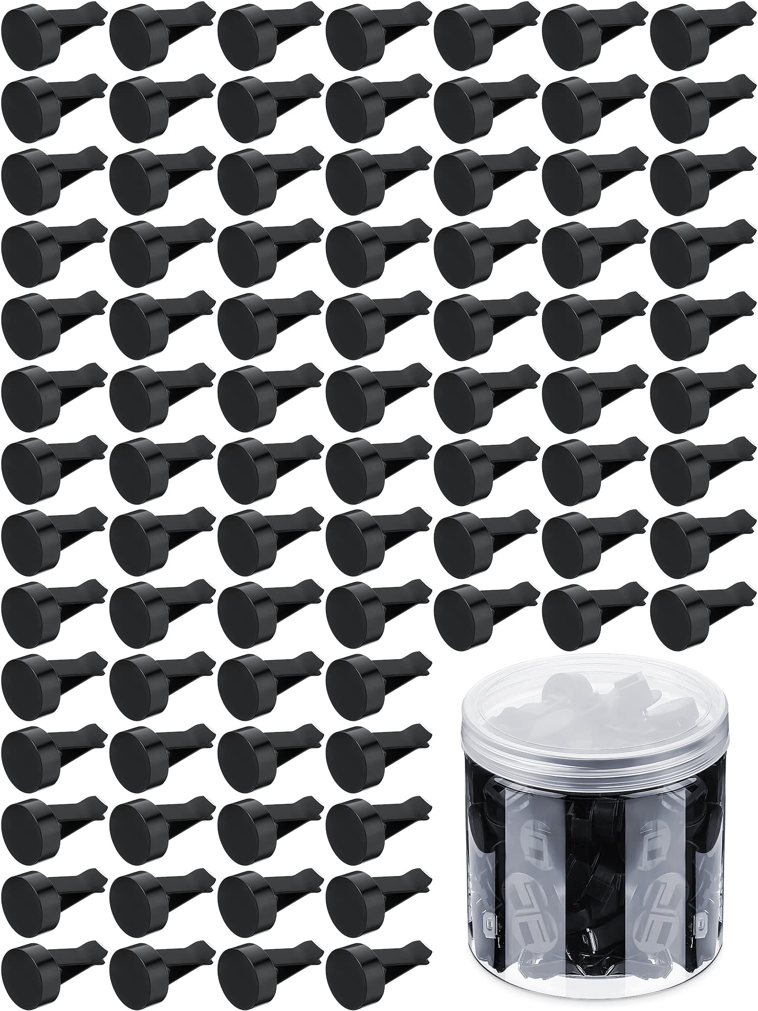 Amazon.com: 100 Pcs Metal Car Air Vent Clips with Plastic Slot
